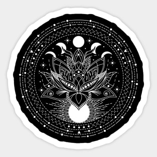 Lotus Flower Mandala Sticker